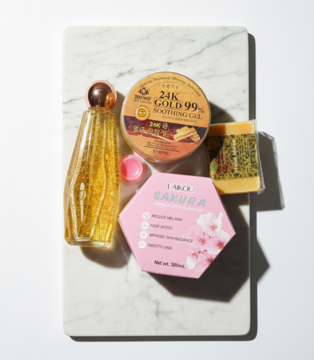 Saffron & 24K Gold Luxury Glow Combo ✨