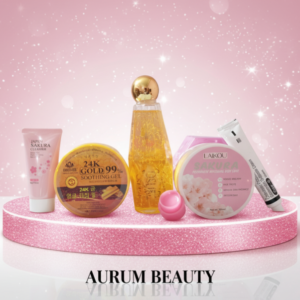 Aurum Beauty: Ultimate 24K Gold & Sakura Glass Skin Combo ✨