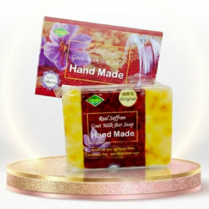Pipasa Real Saffron Goat Milk Bar Soap – প্রাকৃতিক উজ্জ্বলতায় ত্বকের যত্ন! ✨