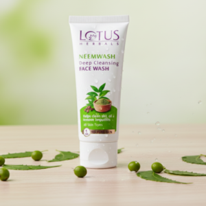 Lotus Herbals NeemWash – প্রাকৃতিক সুরক্ষায় পরিষ্কার ত্বক।