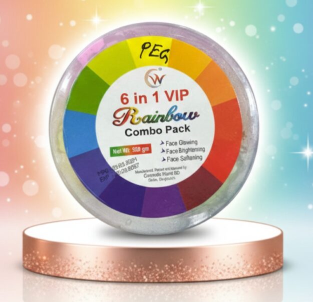 6 in 1 VIP Rainbow Combo Pack – অল-ইন-ওয়ান স্কিন কেয়ার সল্যুশন! ✨