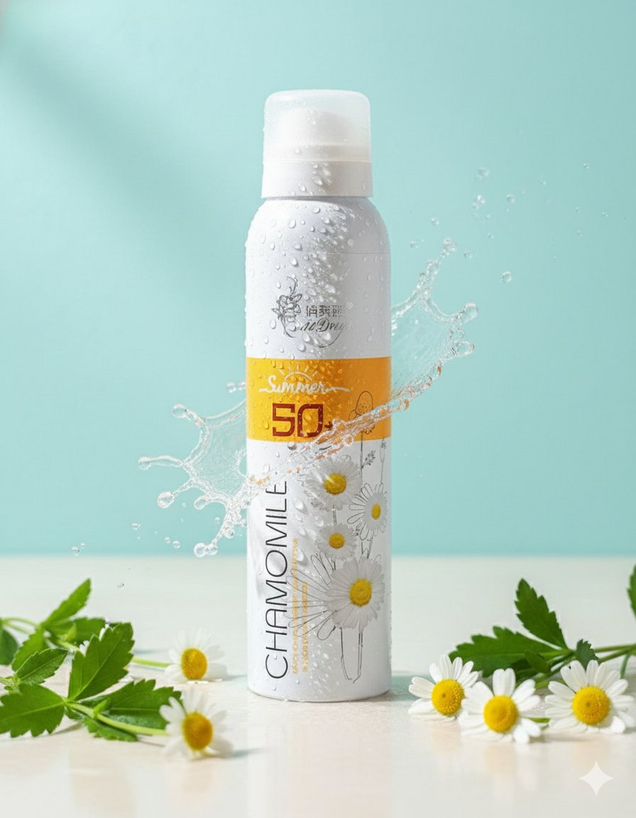 ☀️ Chamomile Summer Sunscreen Spray 50+