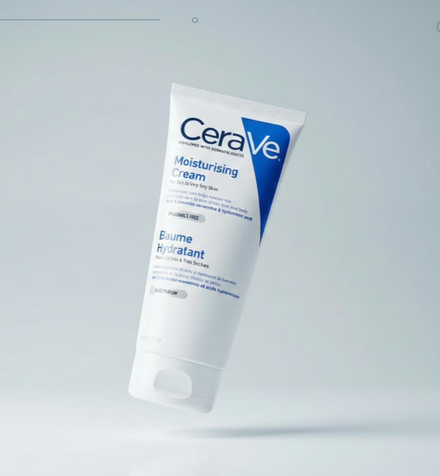 CeraVe Moisturising Cream for Dry to Very Dry Skin (Baume Hydratant) – মুখ ও শরীরের জন্য গভীর ময়েশ্চারাইজিং ক্রিম।